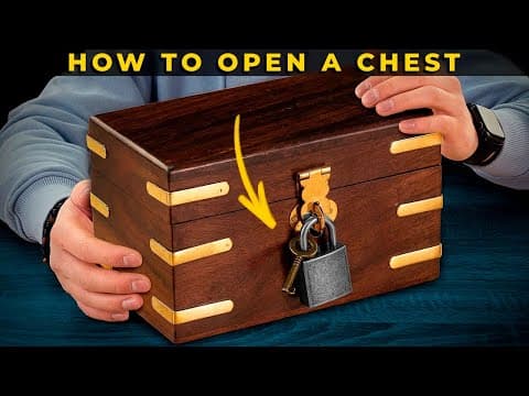 Impossible chest puzzle - How to open the lock?