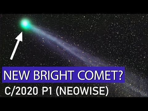 Another Bright Comet in 2020 Discovered? Comet C2020 P1 NEOWISE