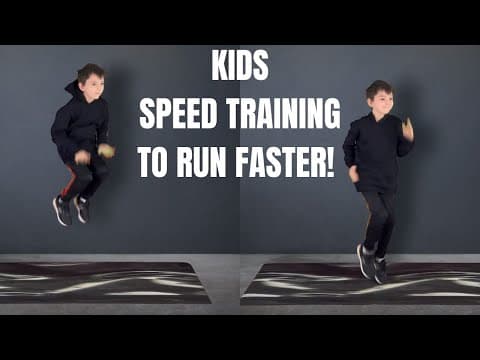 Kids Exercises For SPEED! How To Run Faster! (Running Training For Kids)