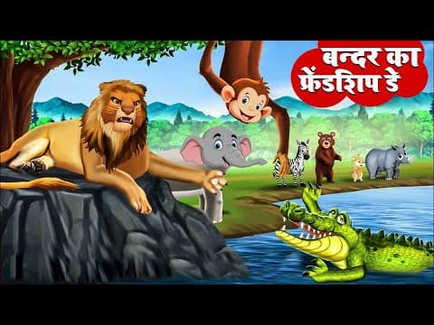 बन्टू बन्दर का फ्रेंडशिप डे | Friendship Day of Bantu Monkey | Bantu Ka Friendship Day