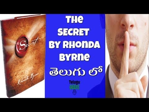 The secret (law of attraction) book summary in telugu