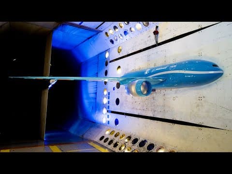 NASA and Boeing Test to Improve Performance of Longer, Narrower Aircraft Wings - YouTube