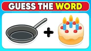 Can You Guess the WORD By The Emoji? | Emoji Quiz #2