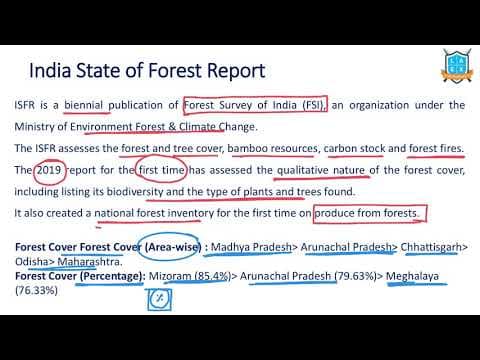What is India State of Forest Report ? || India State of Forest Report అంటే ఏమిటి?