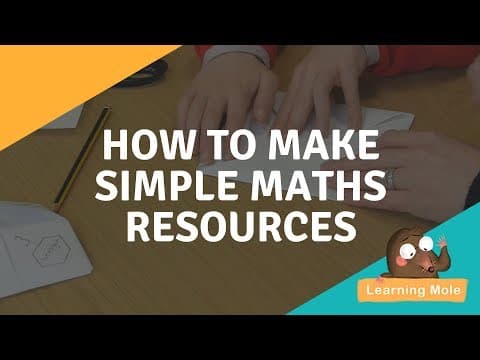 How to Make Simple Math Resources - Math Resources - Mental Math