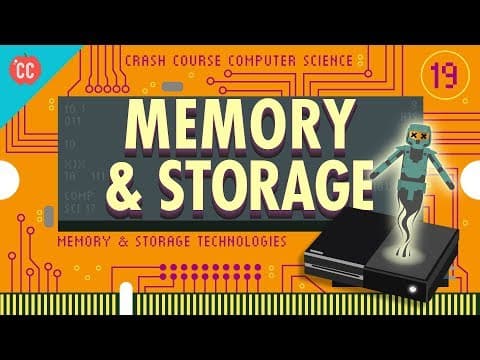Memory & Storage: Crash Course Computer Science #19