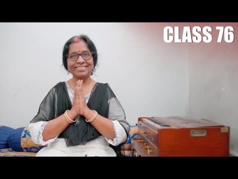 Raag Malkaus | Chota Khyal | Class 76 | Lakshmi Madhusudan | Aartsense Academy