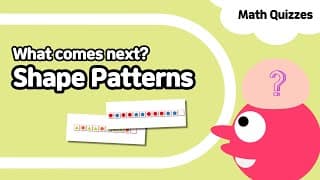 Patterns | Find the next shape in pattern | Kindergarten preschool math quiz