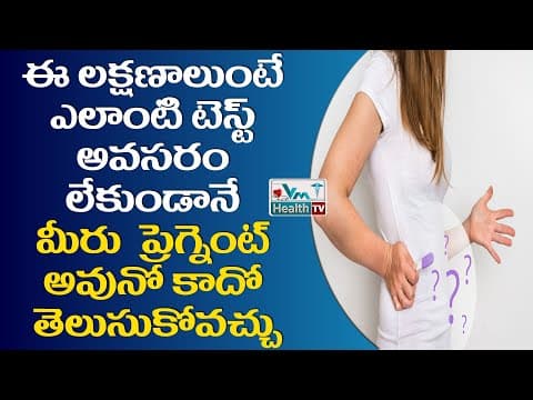 ఎలాంటి టెస్ట్‌లు అవసరం లేకుండా గర్భం దాల్చినట్టు తెలుసుకోవచ్చు | Pregnancy Confirmation Without Test