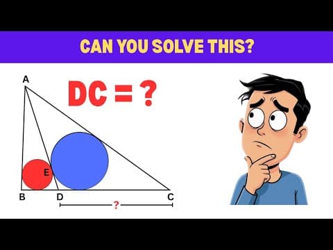 The Incircle Puzzle Can You Solve This Viral Geometry Problem.