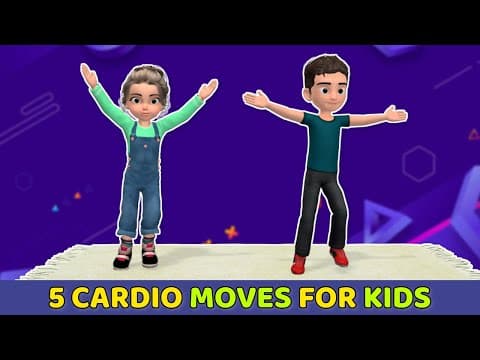 5 CARDIOVASCULAR EXERCISES TO GET KIDS MOVING (2 SETS)