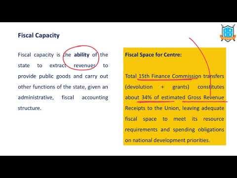 What is Fiscal Capacity? || Fiscal Capacity అంటే ఏమిటి?