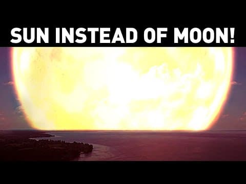 What If We Put The Sun In The Place Of The Moon?!