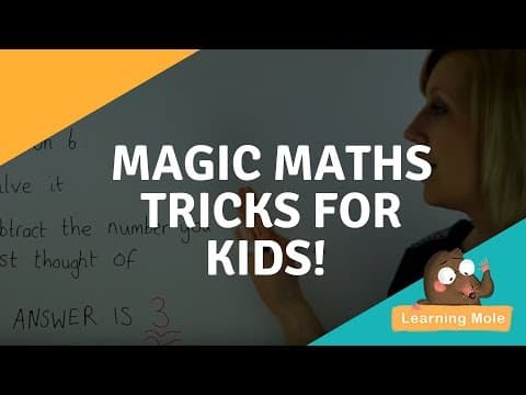 Magic Math Tricks for Kids - Number Tricks for Kids