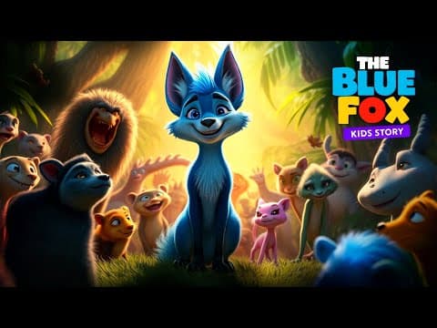 Magical Blue Fox Story 🦊 | English Moral Stories | Bedtime Stories #kidsstories