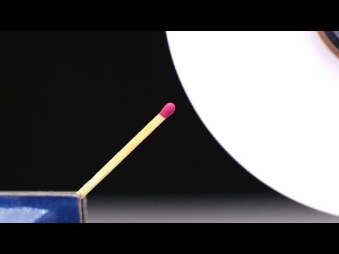 Can Paper light a Match? Science experiment