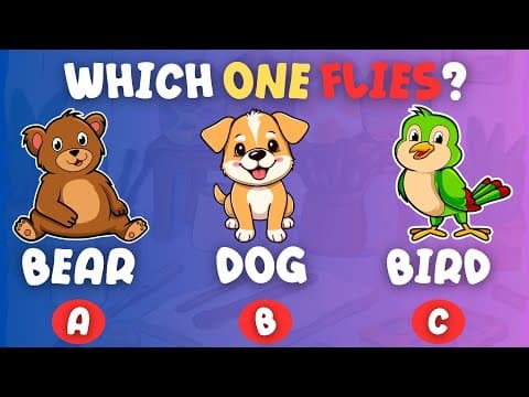 Guess the Animal, Color & Food | Fun Quiz Challenge for Smart Kids