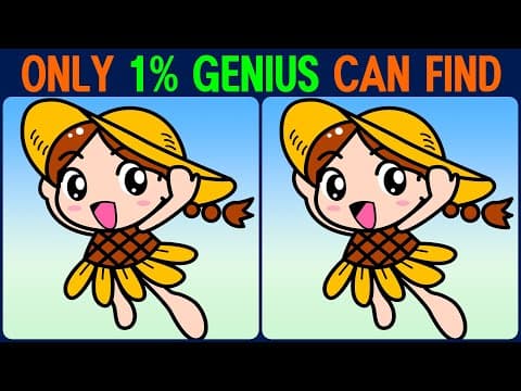【Find the Difference】 Wise for you! Let's do brain exercise together! Find the differences!