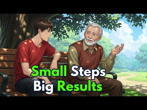 Small Steps, Big Results – Motivational English Story of True Success