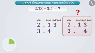 దశాంశ సంఖ్యల సంకలనం|Part 1/3|Addition of decimal numbers