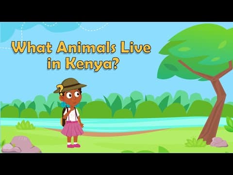 What Animals Live in Kenya - Animal Facts for Kids - African Animal Facts - African Animals for Kids