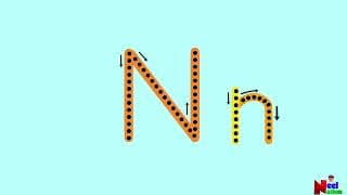 Writing the letter N|Alphabet writing|Writing letter for Kids