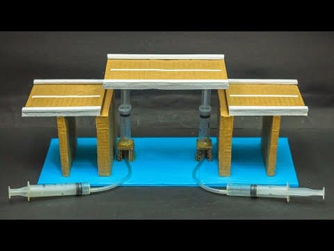 School Science Projects | Lift Bridge Working Model