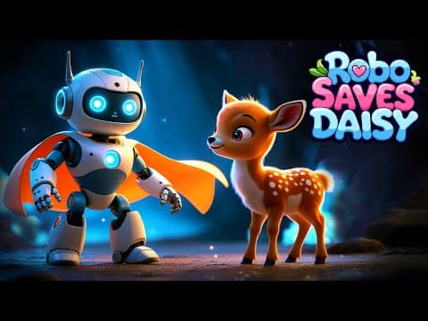 Super Robo 🤖 Saves Deer 🦌 | English Moral Stories | Bedtime Stories