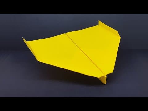 Sky King Paper Airplane World Record | How to Fold Paper Plane Easy