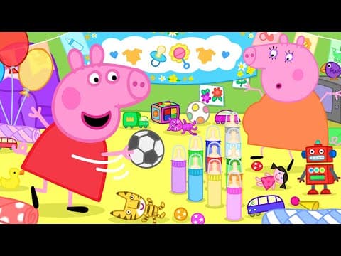 Peppa Pig Tales 🧸 The Baby Shower 🍼 BRAND NEW Peppa Pig Videos