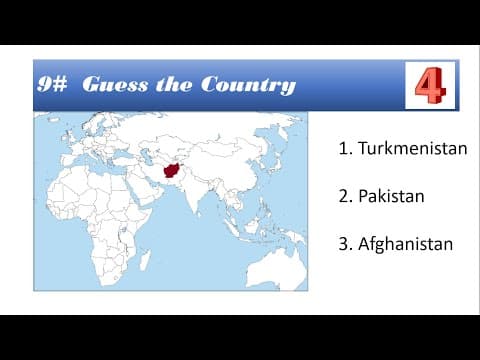Guess the country in the World Map(Part-2) | Geography Quiz