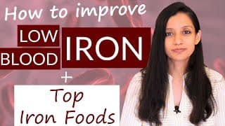 How to increase LOW IRON LEVELS naturally|Top IRON RICH FOODS