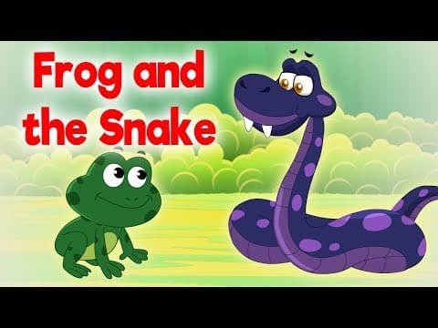 Frog And Snake - Panchatantra In English - Cartoon / Animated Stories For Kids