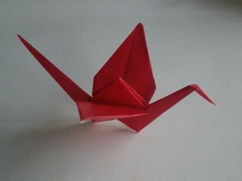 Origami: Crane tutorial - YouTube