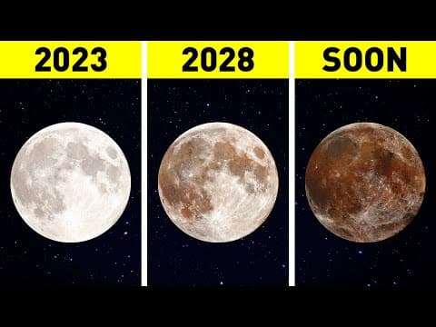 Unbelievable! What's Turning Our Moon RUSTY??