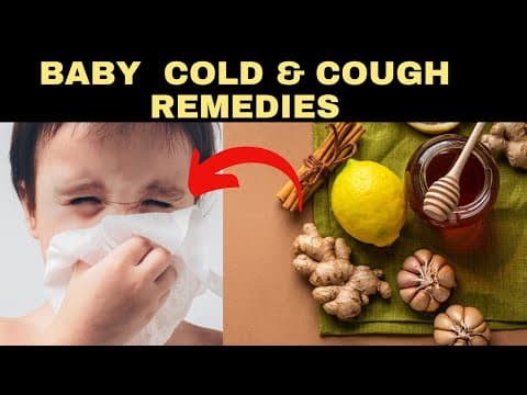 Remedies for cold and cough in babies