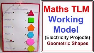 Geometric Shapes Math's TLM Working Model for B.Ed