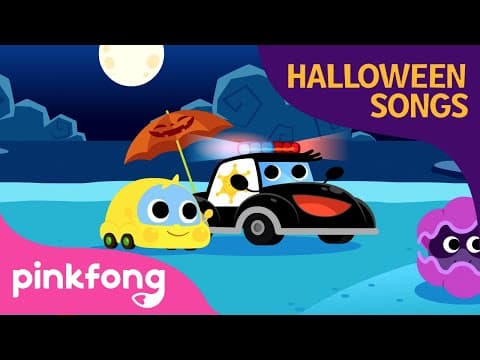 Police Car and Halloween Candy | Halloween Songs | Baby Car