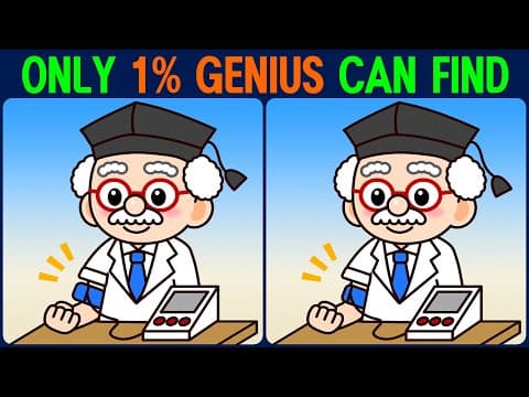 【Find the Difference】 Spot the differences in similar picture puzzles!