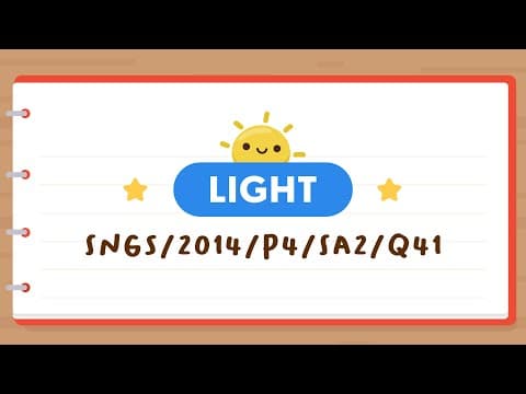 PSLE SCIENCE MADE SIMPLE EP20 | Light | Is Daisy Walking Towards Or Away From The Lamp?