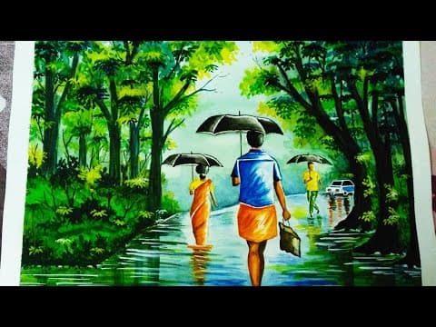 Water colour painting