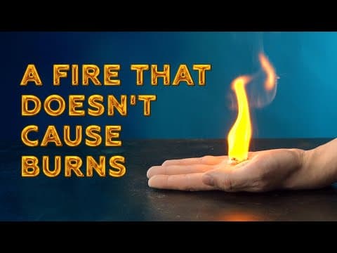 How to make cotton wool burn in a few seconds