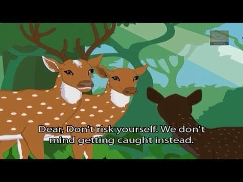 Jataka Tales - The Deer's Disciple - Animal Stories - Moral Stories for Children