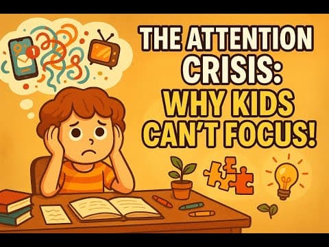 The Attention Crisis: Why Kids Can’t Focus Anymore (Science-Backed Fixes)