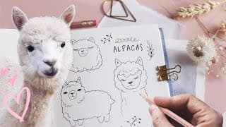 Alpaca Doodles | How To Draw The Cutest Animal Ever