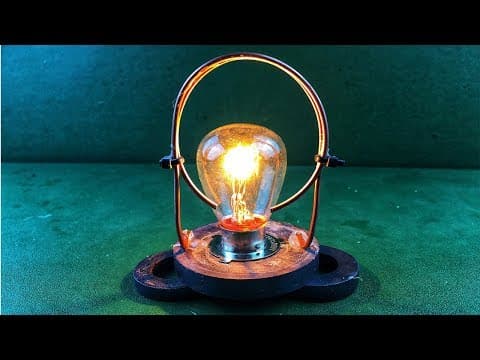 Copper Wire Coil Using Free Energy Science Experiment Electric Generator With Magnet and DC Motor