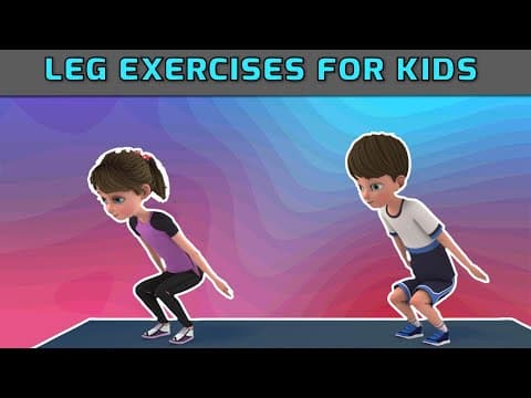 SUPER FUN STANDING LEG EXERCISES FOR KIDS | Kids Exercise