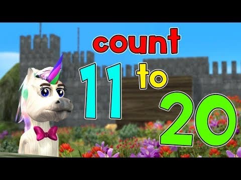Counting 11 to 20 Numbers Adventure with Umi the Rainbow Unicorn