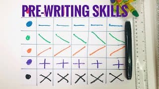 PRE-WRITING SKILLS and GRASP Teletherapy Activity l Occupational Therapy Idea for Children at home