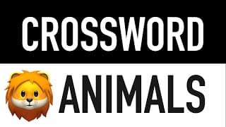 Crossword Puzzles with Answers|Guess the Animal Game Quiz
